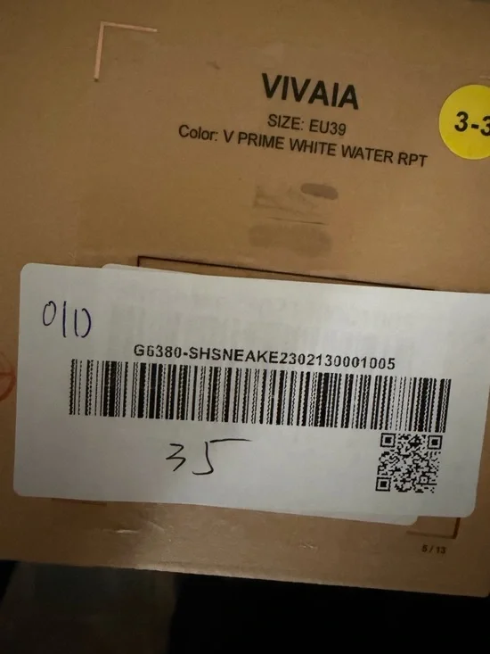 Vivaia White Women's Lace-Up Casual Sneakers - Never Worn, Brand New - Picture 8 of 9